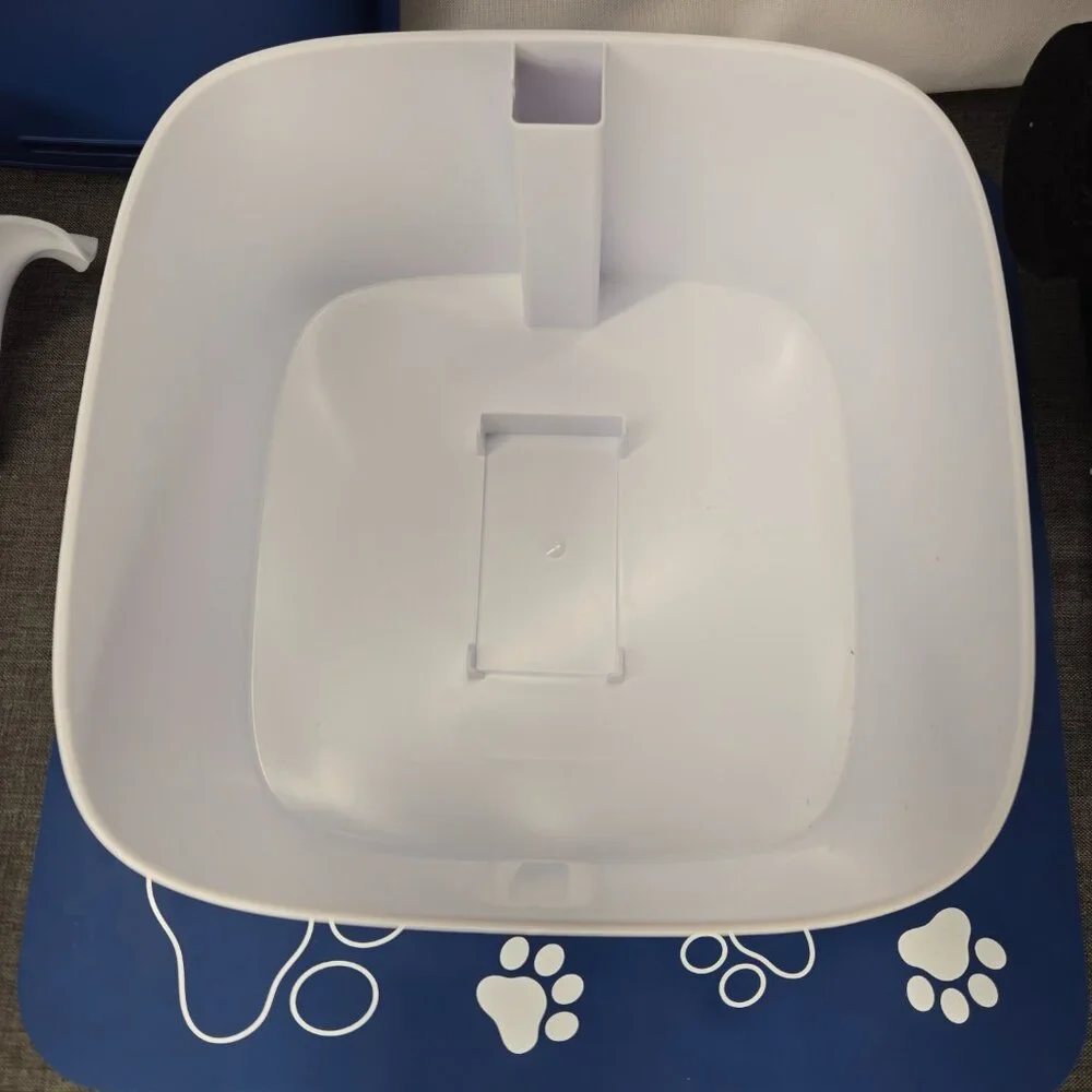 Veken Pet Drinking Water Fountain (95oz w/Blue Night Light Switch) Automatic